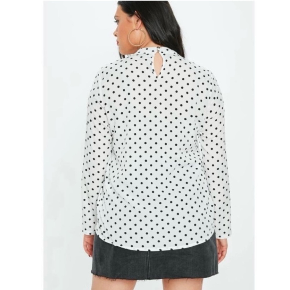 Missguided White Choker Blouse - Picture 8 of 13